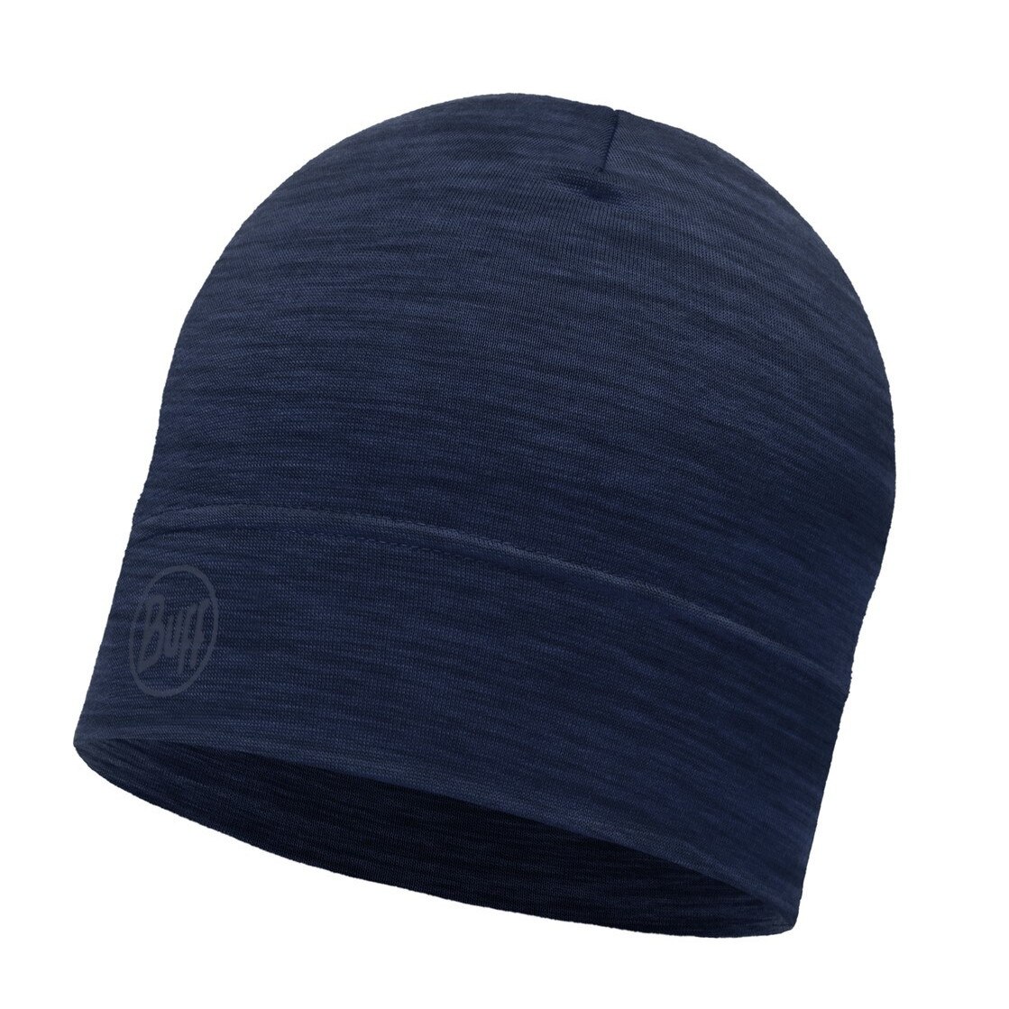 Caciula buff din lana lightweight solid denim pentru adulti